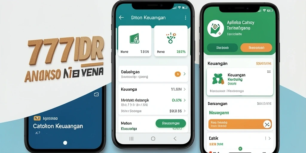 Tampilan antarmuka 777IDR untuk pencatatan keuangan.