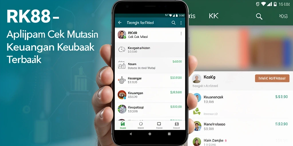 Tampilan aplikasi RK88 yang sederhana dan fungsional untuk cek mutasi.